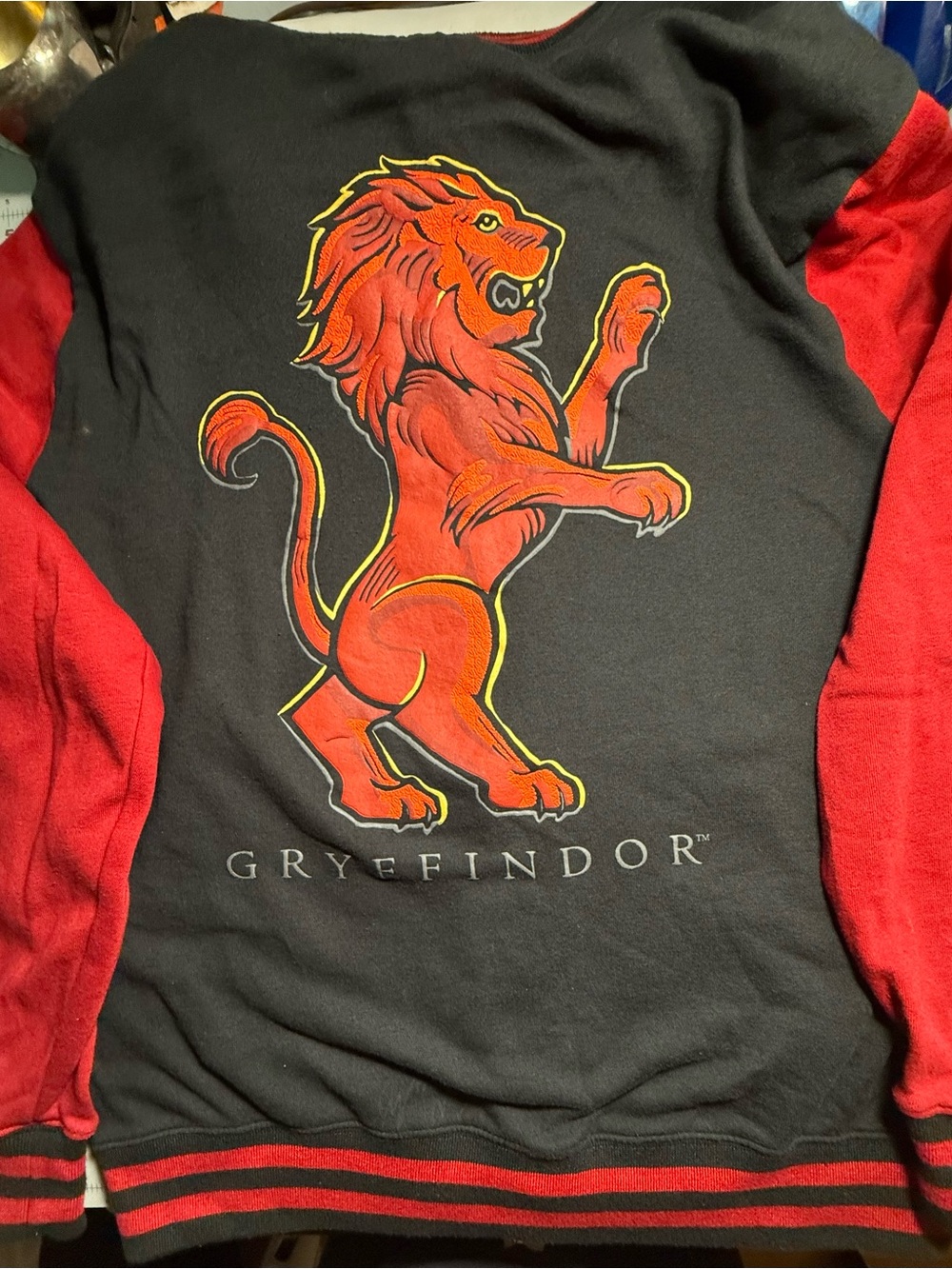 Warner Bros. Harry Potter, Gryffindor Black and Red Lion Crest Varsity